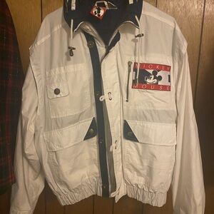 Vintage Disney Mickey Mouse sailing gear jacket medium